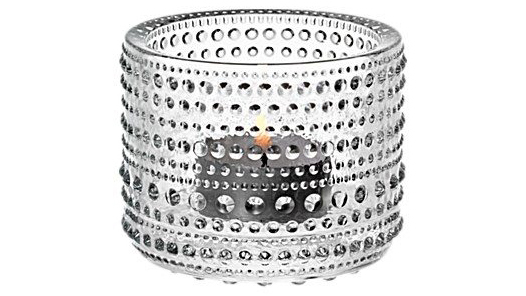 Iittala Kastehelmi kertastjaki 6,4cm glær Iittala Kastehelmi kertastjaki 6,4cm glær - Image 1