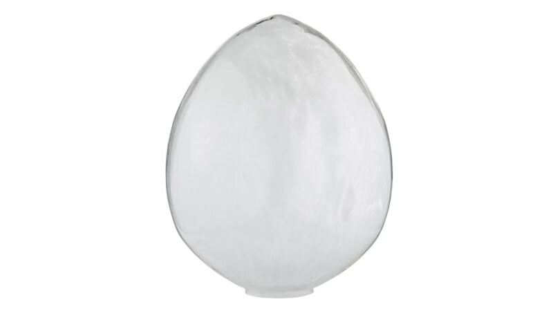 Lene Bjerre Murina egg hvítt/glært Ø22x30 cm - Image 1