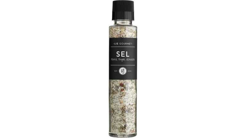 Lie Gourmet salt með pipar, thyme, shallots 190g