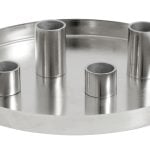 Nordal Silver kertadiskur f 4 kerti Ø20