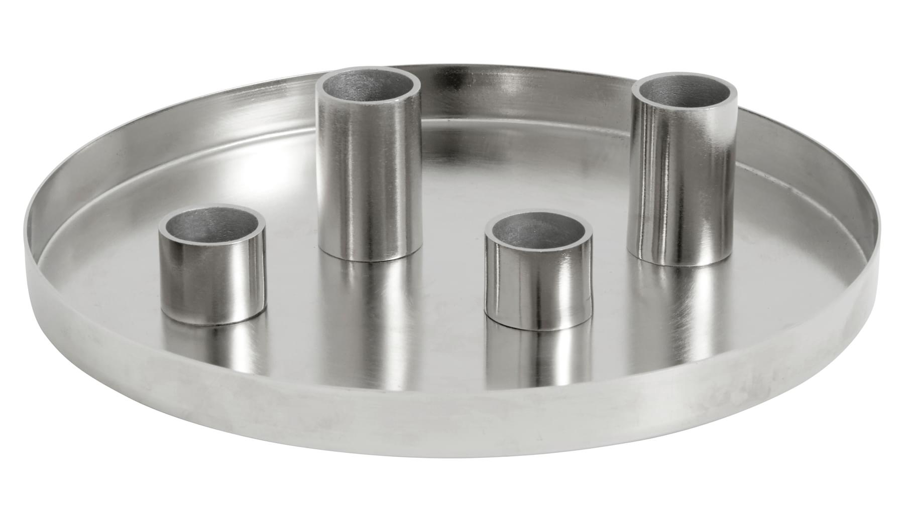 a809a300-0f48-4d42-863c-cf8c588e5d95.jpg Nordal Silver kertadiskur f 4 kerti Ø20 - Image 1