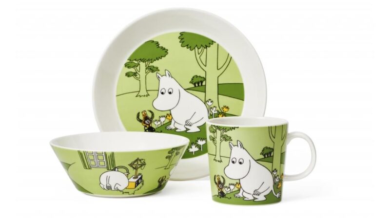 Moomin diskur 19cm Moomintroll Grassgreen - Image 6