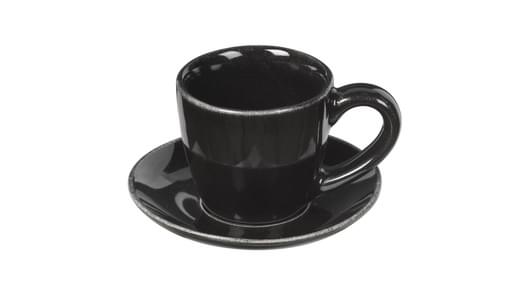 Broste Nordic Coal espresso bolli með undirskál 5cl