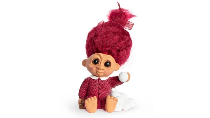 Lukkutröll jóla, tvíburasystir 9 cm - Image 1