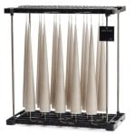 EE Cone kerti 34 cm matt Flax