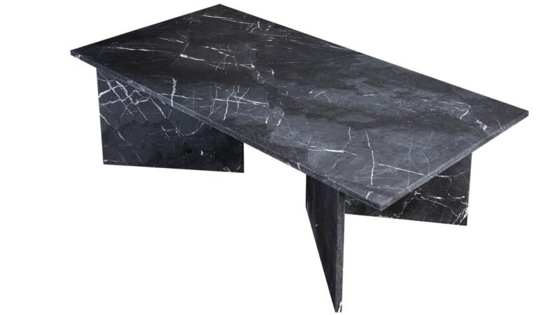 Vega sófaborð 140x70 svartur marmari - Image 3