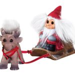 Lukkutröll jólasveinn og hreindýr Brave