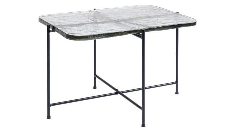 Kare Ice sófaborð glerplata/svartir fætur - Image 1