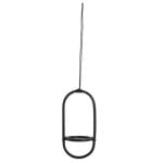 Nordal Elba blómagrind svört