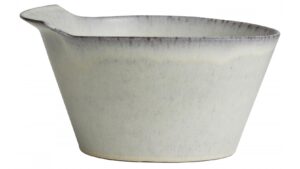 Nordal Torc keramik skál 26,5cm Offwhite