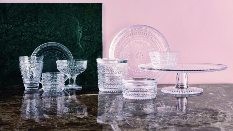 Iittala Kastehelmi kertastjaki 6,4cm glær