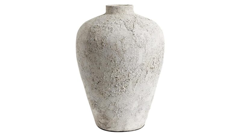 Muubs Luna vasi grár terracotta H 40cm