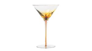 Broste Amber martini glas 20cl Caramel