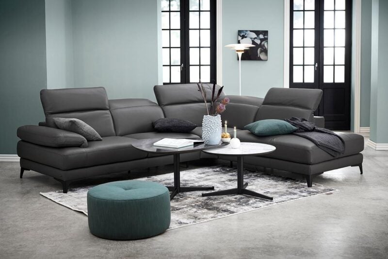 Natuzzi Editions hornsófi C054 hægri 1576 svartur - Image 2
