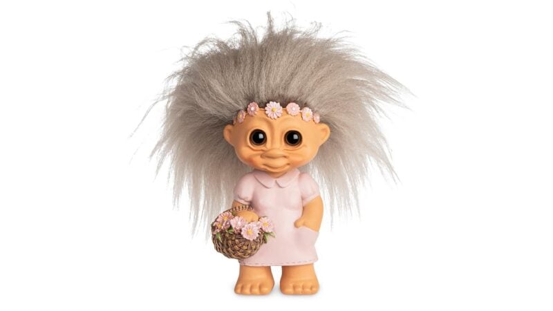 Lukkutröll Blómastelpa 9cm - Image 1