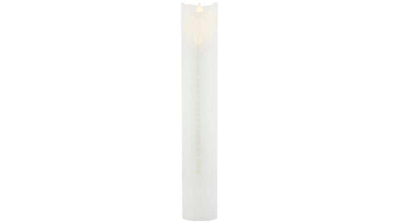 Sirius aðventukerti hvítt/gyllt Ø4,8xH29 cm - Image 1