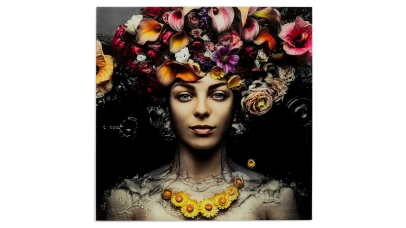 Kare Flower Art Lady mynd - Image 1