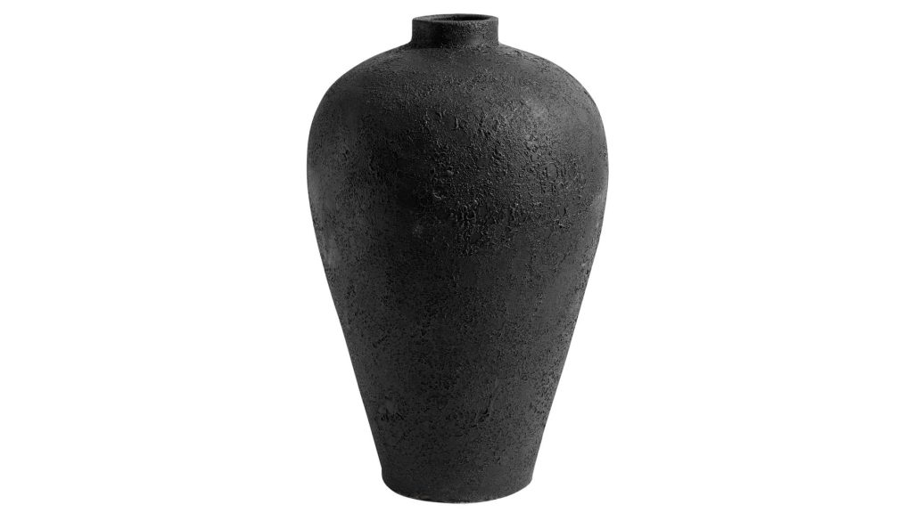 Muubs Luna vasi svart terracotta H 60cm