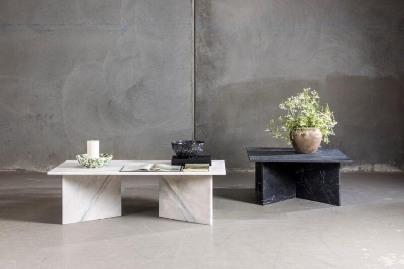Vega sófaborð 90x90 svartur marmari - Image 6