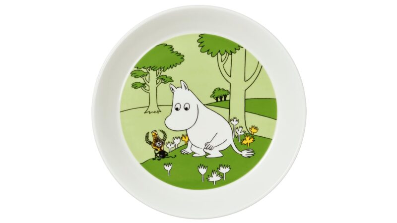 Moomin diskur 19cm Moomintroll Grassgreen - Image 1