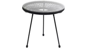 Kare Acapulco útiborð svart