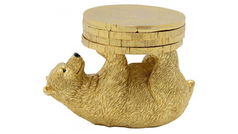 Kare Playing Bear glasamottur 4stk - Image 1