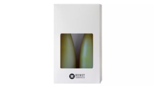 Kunstindustrien Cone kerti Ø6,5x20cm 2stk olive