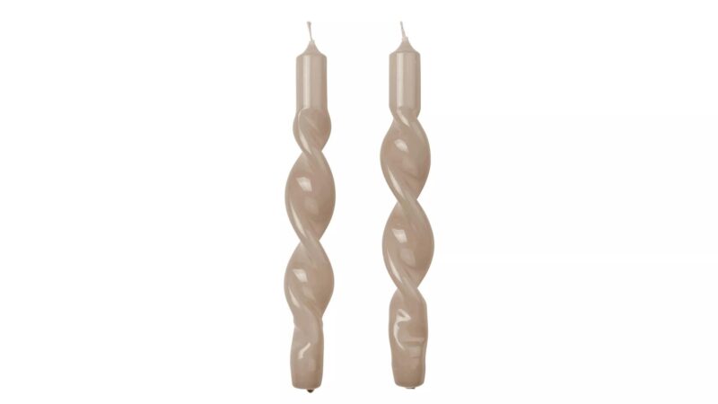 Broste Twist kerti s/2 Linen lakk - Image 1