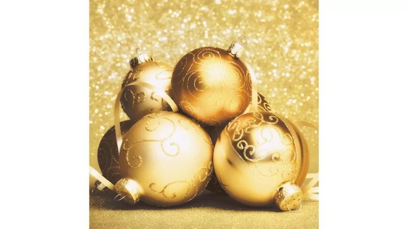 Andersson servíettur Golden baubles - Image 1