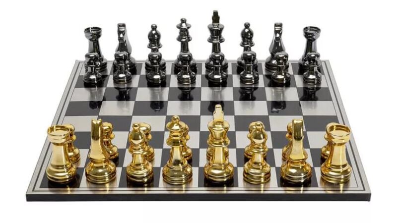 Kare Deco chess taflborð 60x60cm - Image 1