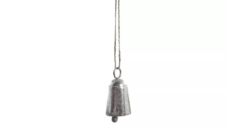 Lene Bjerre bjalla silfruð 8cm - Image 1