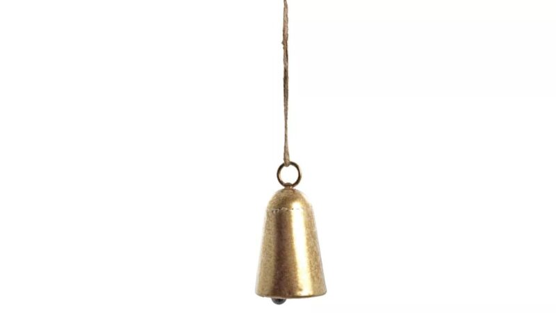 Lene Bjerre bjalla gyllt 10cm - Image 1