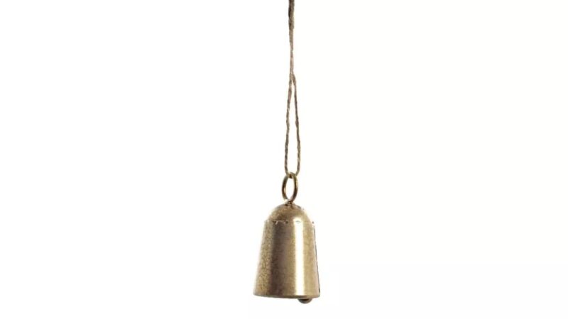 Lene Bjerre bjalla gyllt 8cm - Image 1