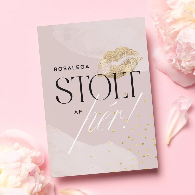 Vast kort Stolt af þér - Image 2