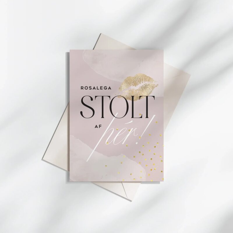 Vast kort Stolt af þér - Image 3