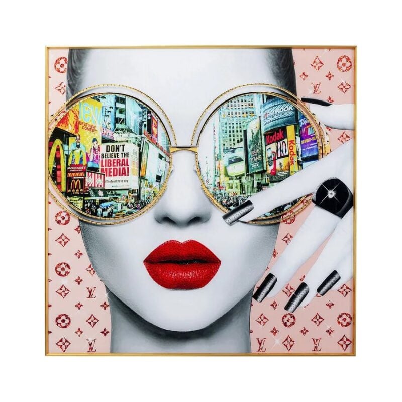 Kare Times Square glermynd 120x120cm - Image 1
