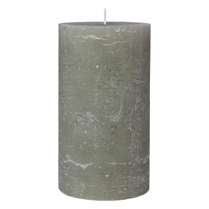 Broste Rustic kerti 7xH13,5 grape leaf - Image 1
