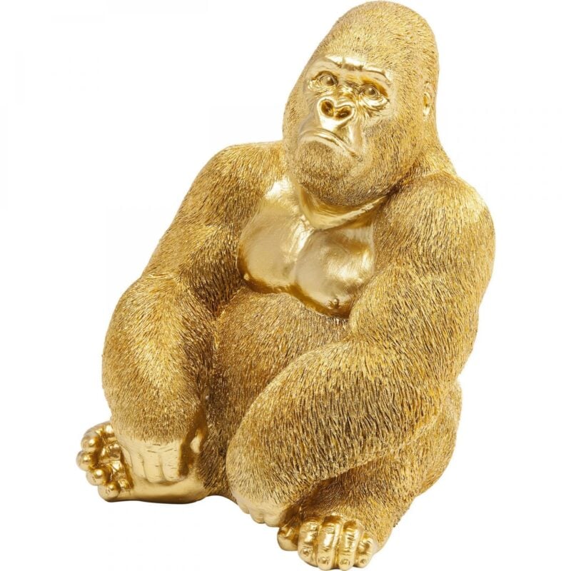 Kare Monkey Gorilla stytta gyllt - Image 6