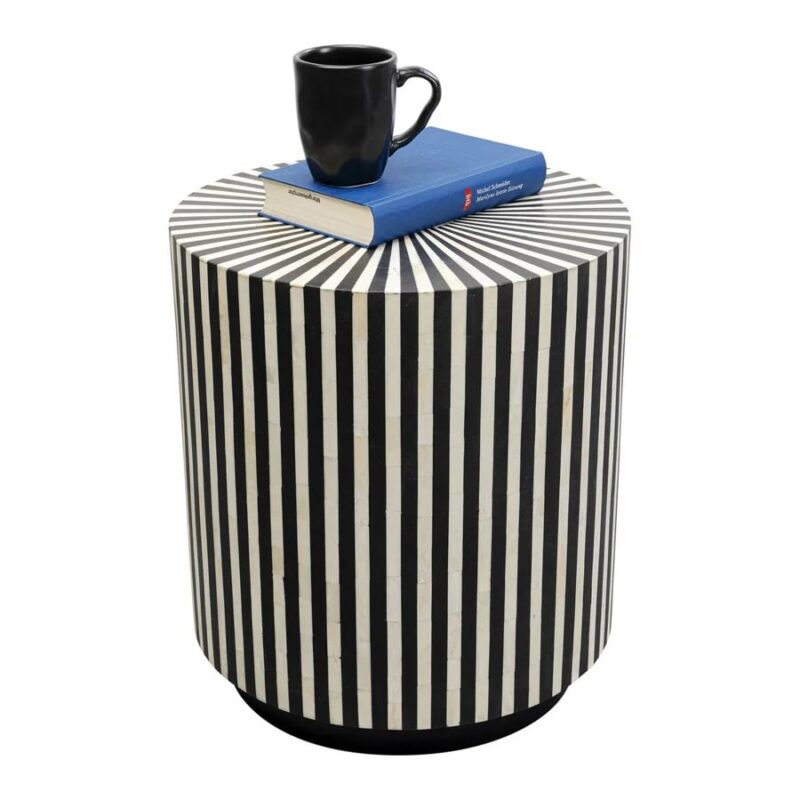 Kare Electra hliðarborð Ø40cm sv/hv - Image 2