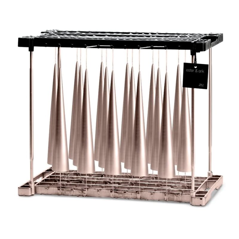 EE Cone kerti 25cm champagne mettalic - Image 1