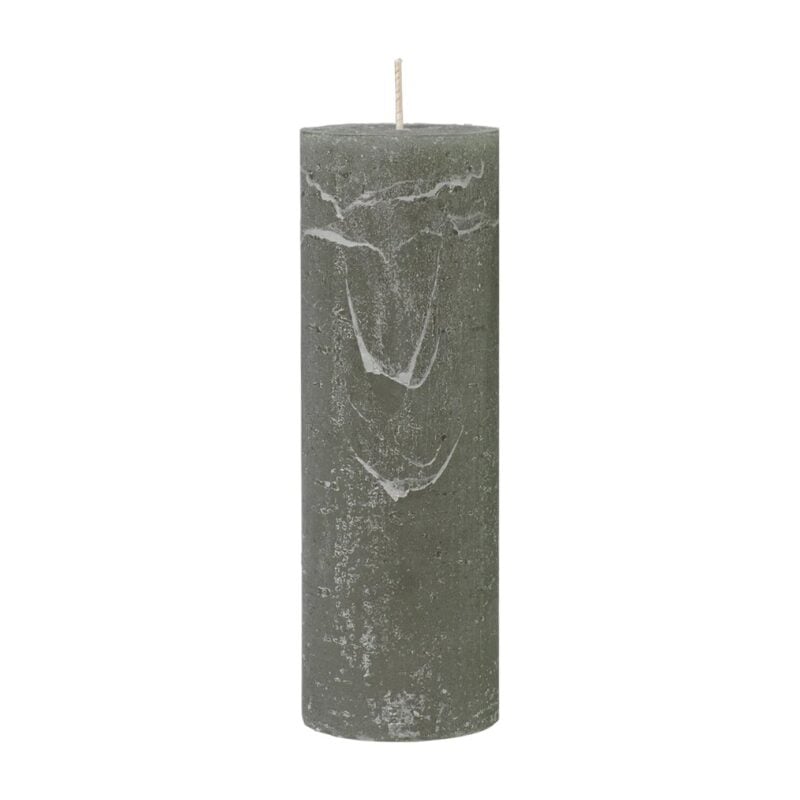 Broste Rustic kerti 5x15 grape leaf - Image 1