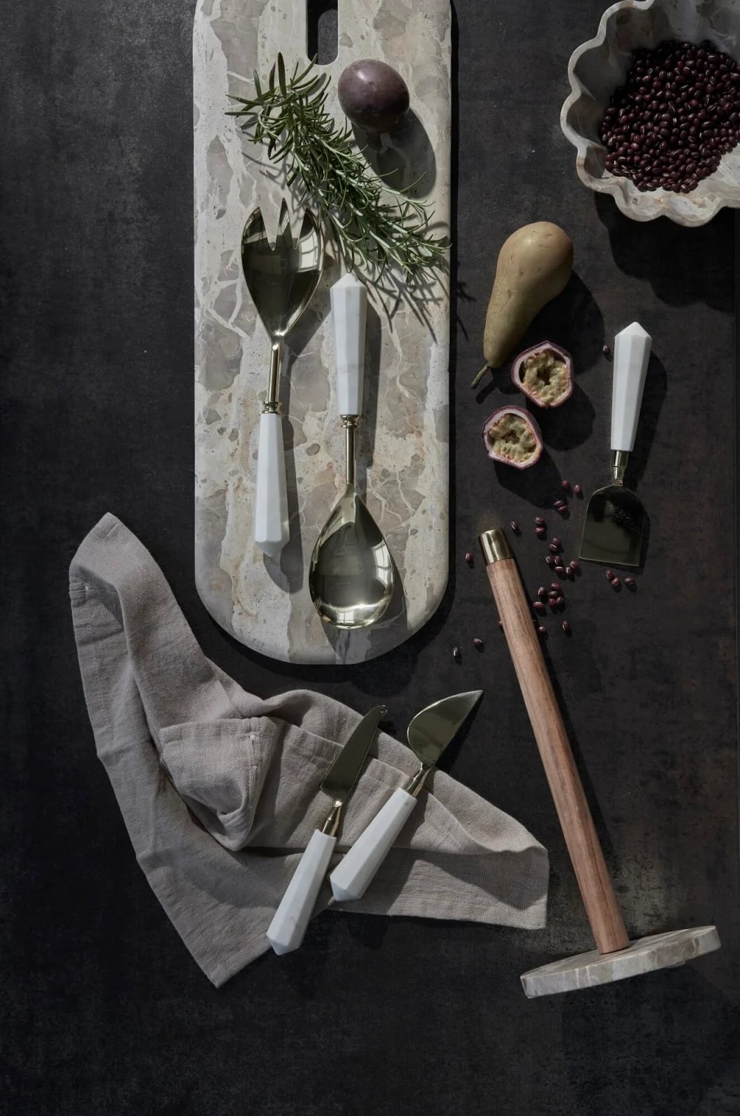 92680ebd-ca2e-4ad3-b18d-01a5a762d8db.jpg Lene Bjerre Ellia bretti 60x20 linen marmari - Image 4