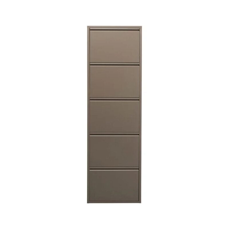 Kare Caruso skóskápur m/5 hillum taupe - Image 1