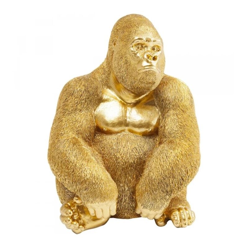 Kare Monkey Gorilla stytta gyllt - Image 1