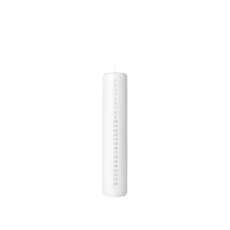 Broste Signature dagatalakerti hvítt/silfur Ø5cm - Image 1