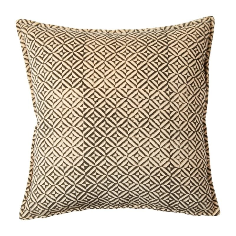 Speedtsberg púði 50x50 sv/beige m/mynstri - Image 1