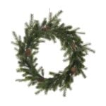 Shishi jólakrans m/könglum Ø60cm