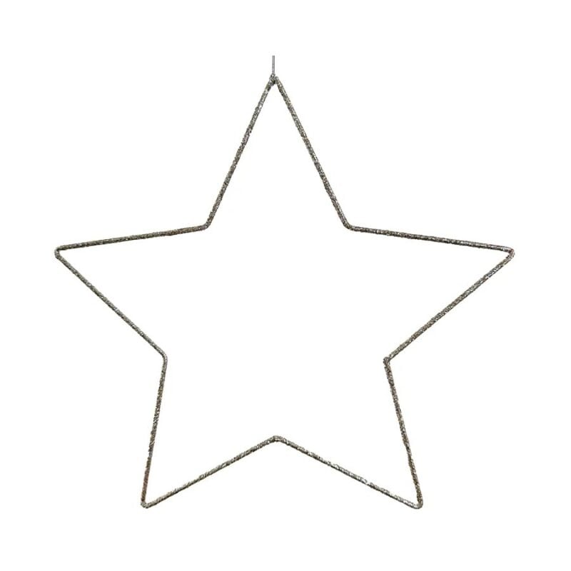 Shishi stjarna silfur m/glimmer 25cm - Image 1