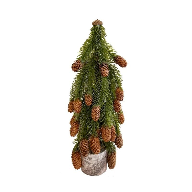 Shishi jólatré m/könglun 40cm - Image 1
