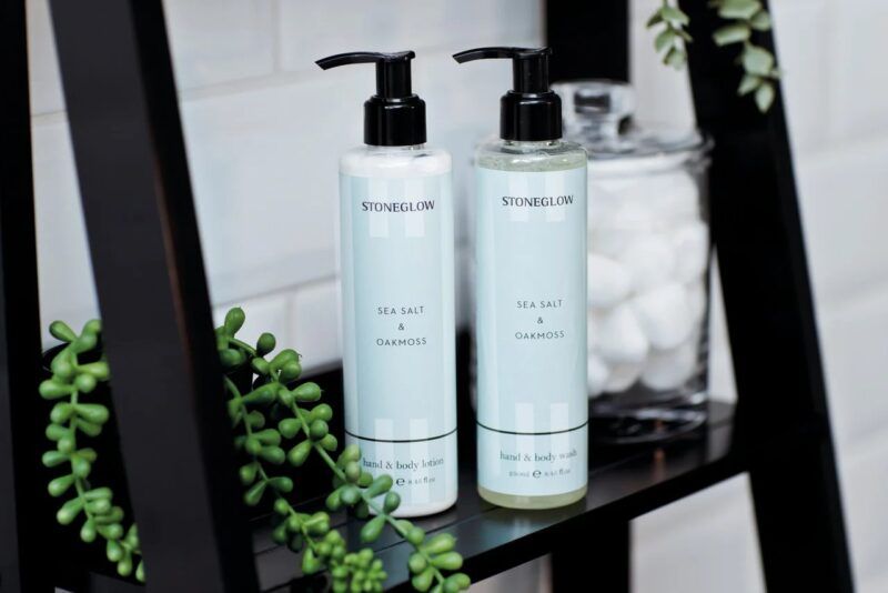 Stoneglow hand/líkamskrem Sea salt og oakmoss 250ml - Image 3